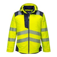 CASACO IMPERMEÁVEL AMARELO AV/AZUL ESC T400